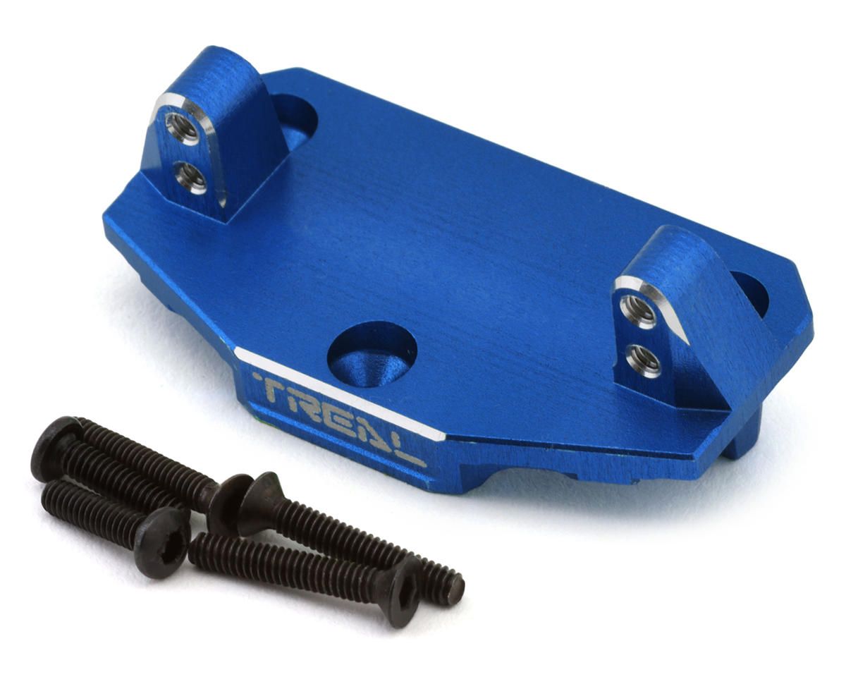 X00430LGX9 Treal Hobby Losi Mini LMT Aluminum Steering Servo Mount (Blue)