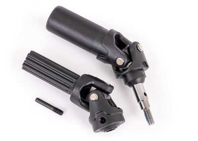 9051 Driveshaft assembly, front, extreme heavy duty with 6mm axle (1)/ screw pin (1) (left or right) (fully assembled, ready to install)