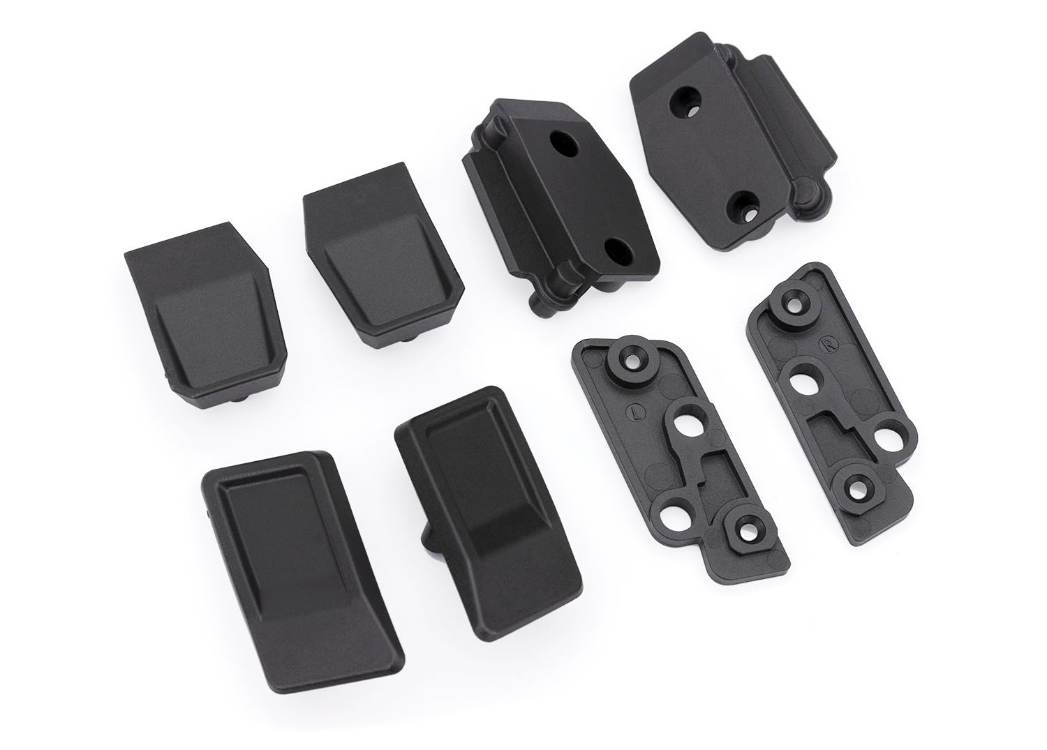 6966 Latch mounts/ retainers (front &amp; rear, left &amp; right)