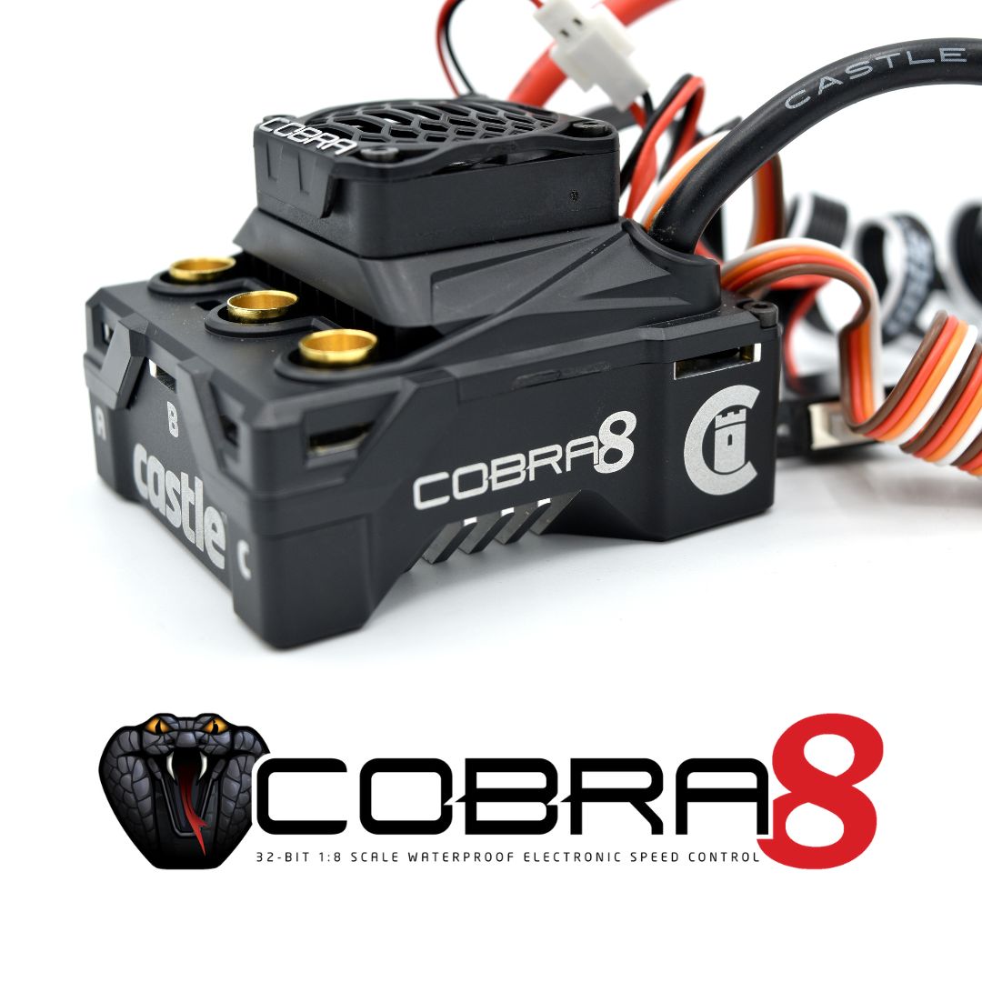10-0172-00 Castle Creations Cobra 8 6S 1/8 Scale Brushless ESC