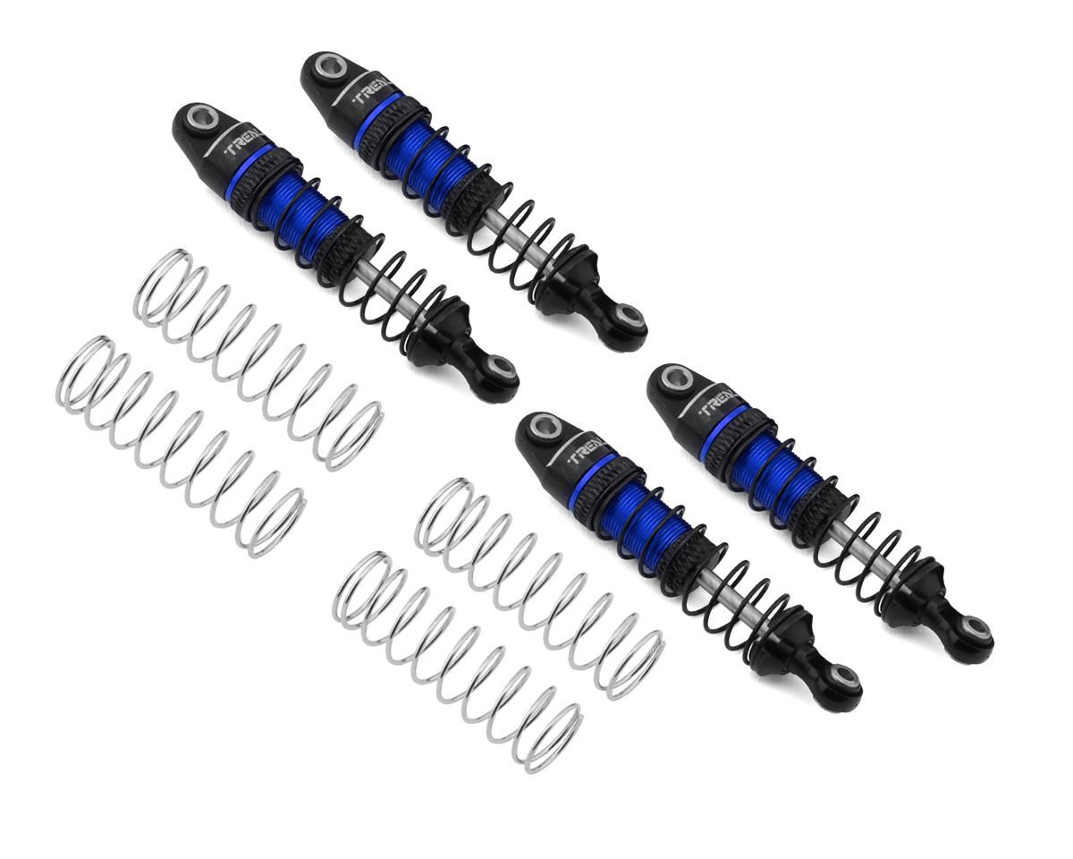 X003UW12GR Treal Hobby TRX-4M 53mm Aluminum Oil Filled Threaded Damper Shocks (Blue) (4)