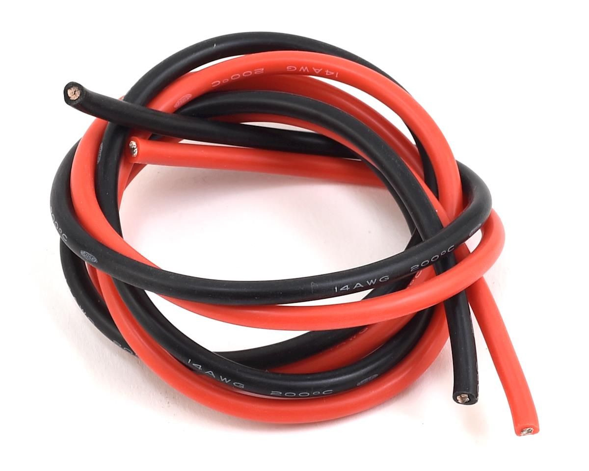 ProTek RC Silicone Hookup Wire (Red &amp; Black) (2' Each) (14AWG)