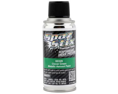 Spaz Stix Clover Green Metallic Spray Paint (3.5 oz)