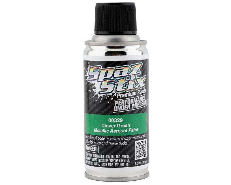 Spaz Stix Clover Green Metallic Spray Paint (3.5 oz)