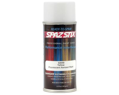 Spaz Stix Yellow Fluorescent Spray Paint (3.5 oz)
