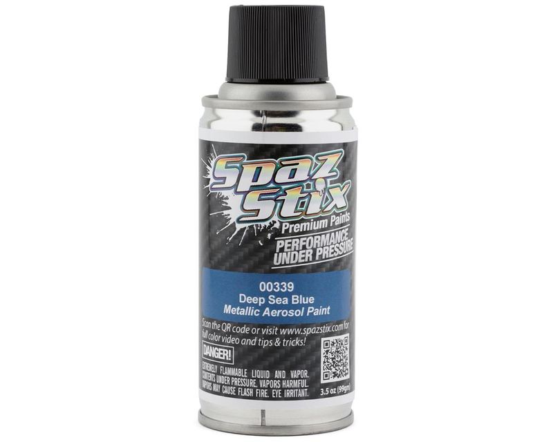 Spaz Stix Deep Sea Blue Metallic Spray Paint (3.5 oz)