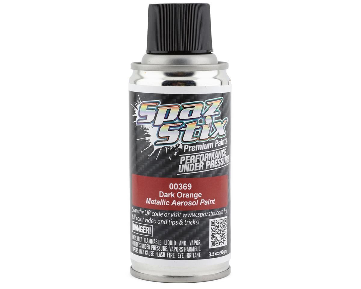 Spaz Stix Dark Orange Metallic Spray Paint (3.5 oz)