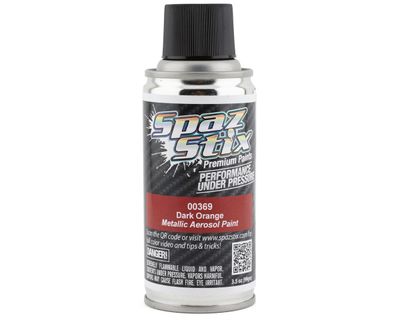 Spaz Stix Dark Orange Metallic Spray Paint (3.5 oz)