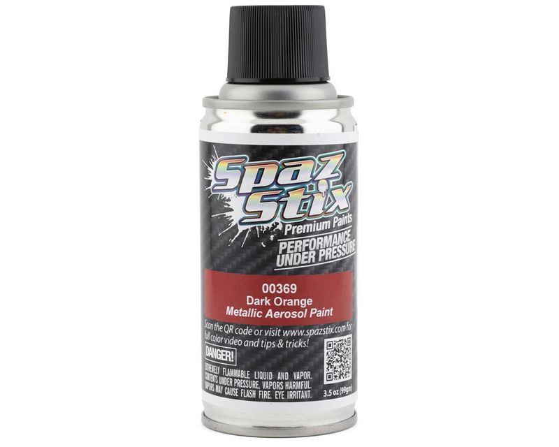 Spaz Stix Dark Orange Metallic Spray Paint (3.5 oz)