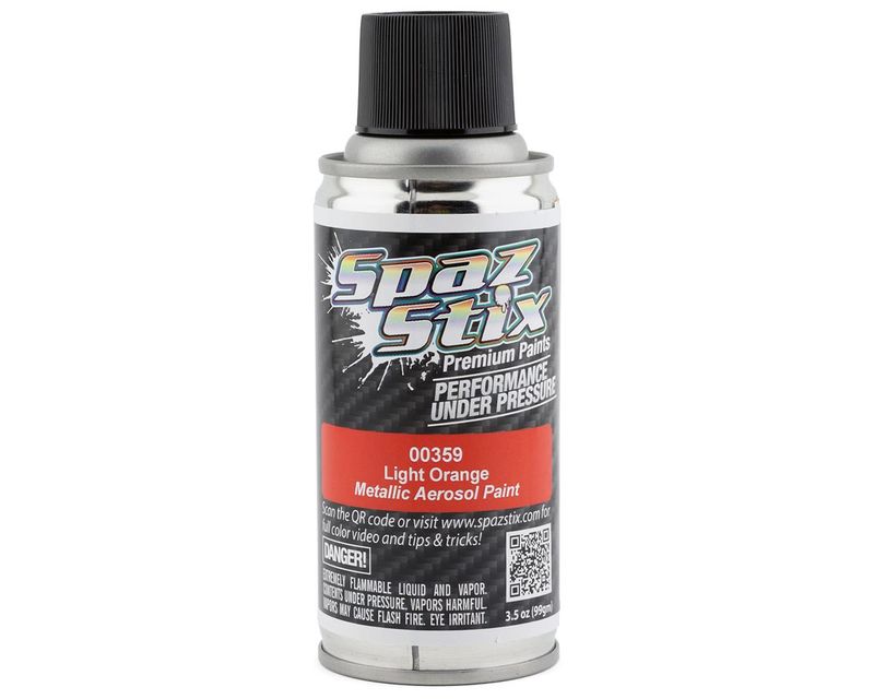 Spaz Stix Light Orange Metallic Spray Paint (3.5 oz)