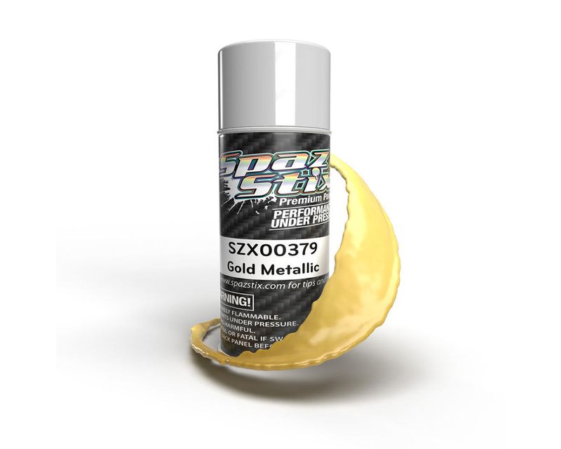 Spaz Stix Gold Metallic Spray Paint (3.5 oz)