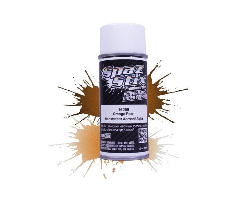 Spaz Stix Orange Pearl Spray Paint (3.5 oz)