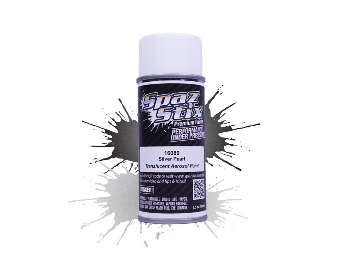 Spaz Stix Silver Pearl Spray Paint (3.5 oz)