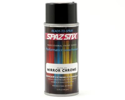 Spaz Stix White Gold Mirror Chrome Spray Paint (3.5 oz)