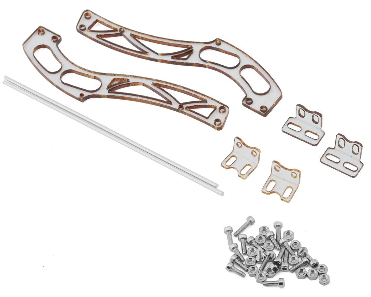 SDW-LW-WM-V2 Sideways RC Lightweight Polycarbonate Wing Mount V2 (Clear)