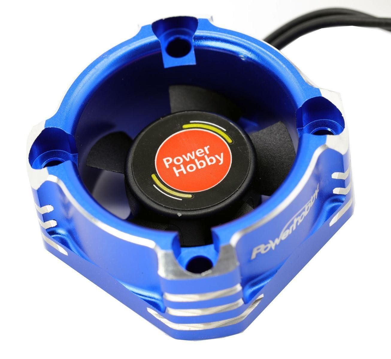 PHF3033-Blue	 Powerhobby 30MM Booster High Speed Aluminum RC Cooling Fan 28K