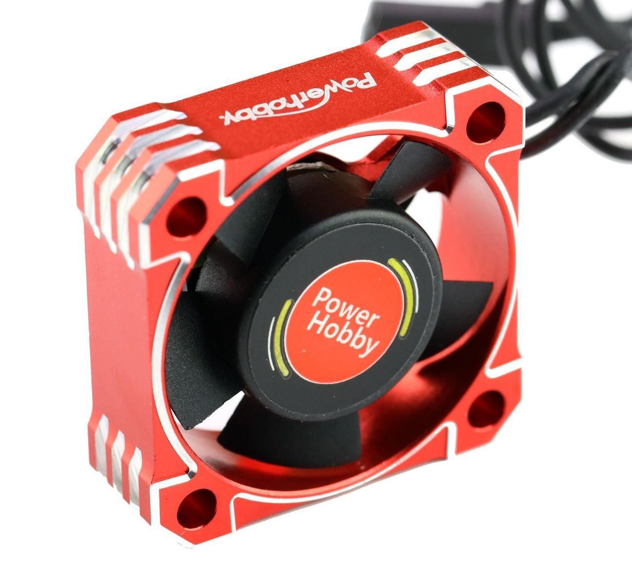 PHF3030-Red Powerhobby 30mm Aluminum Tornado High Speed HV RC Cooling Fan