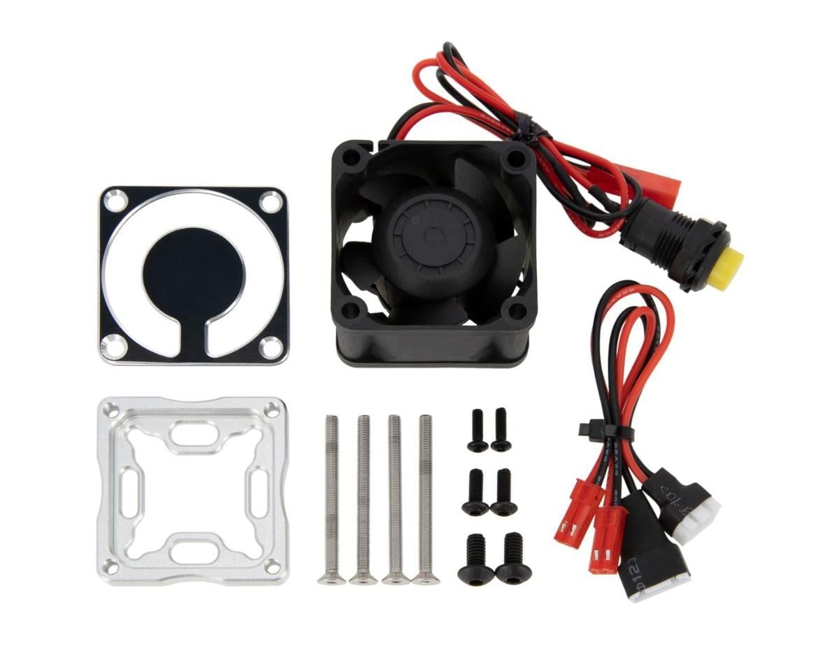 PHB5165SILVER Powerhobby 4028 ESC Cooling Fan Hobbywing MAX6 MAX8 Arrma 6S Firma Silver