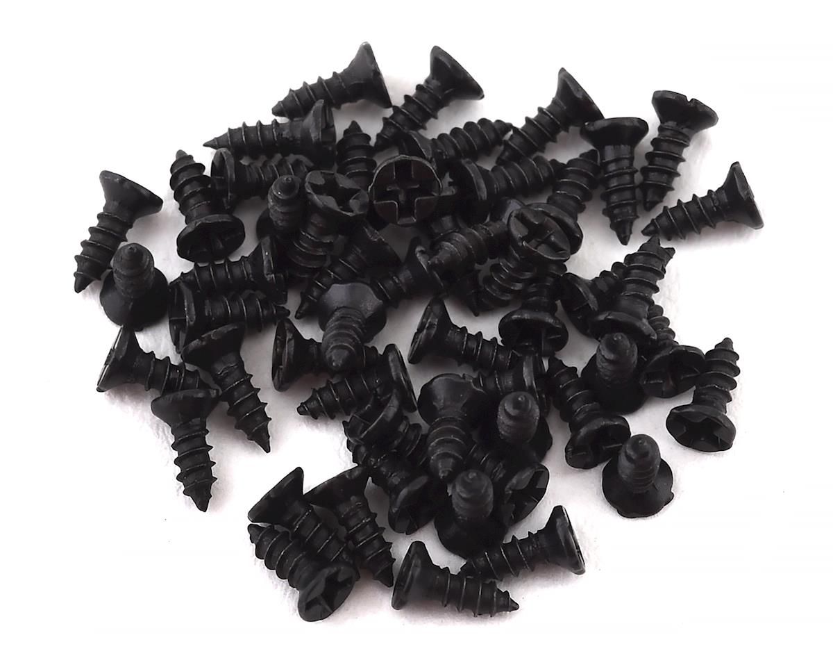 M1BK50-3MM Sideways RC Scale Drift M1 Body Panel Screw (Black) (50)