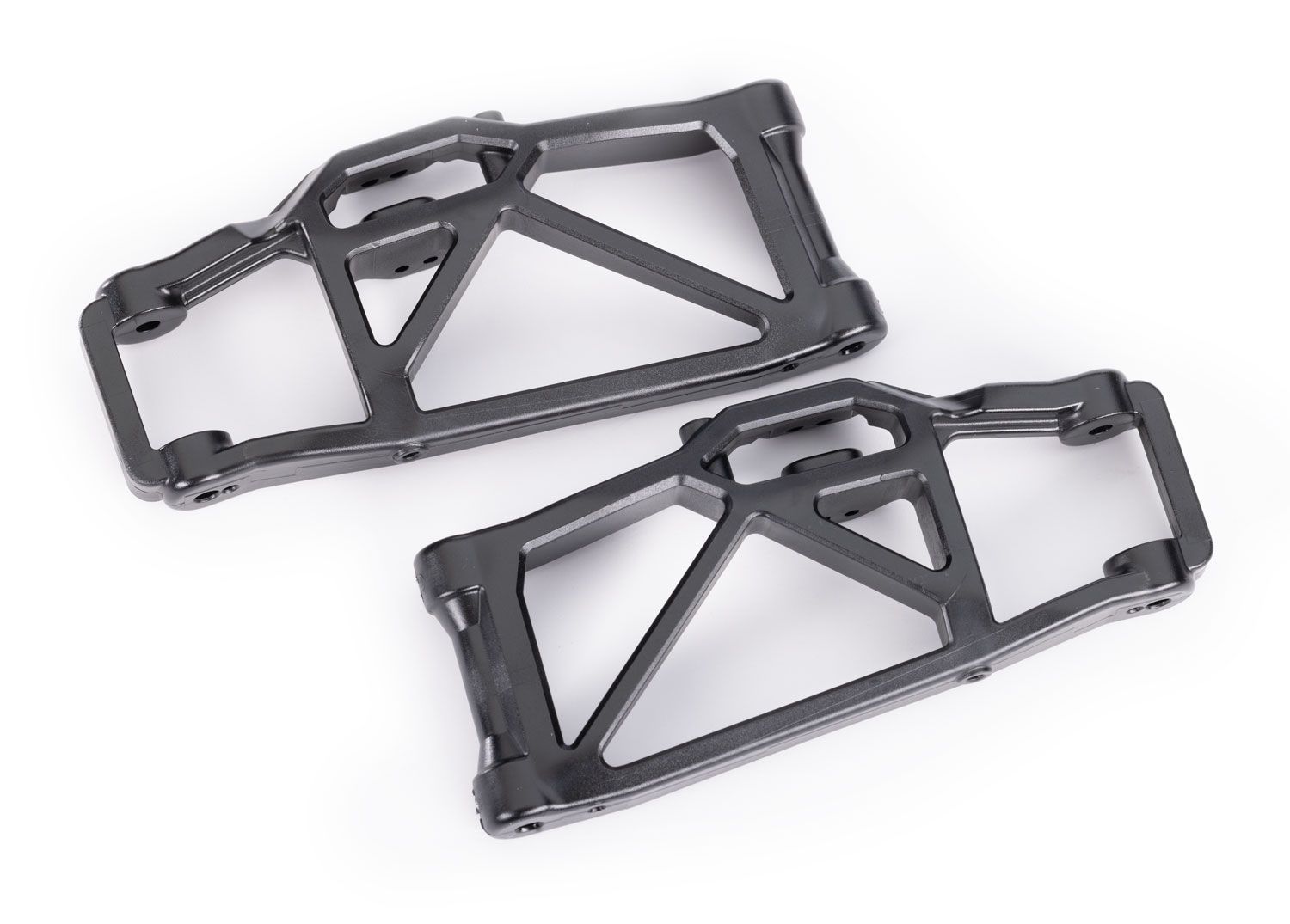 10230 Suspension arms, lower, black (left and right, front or rear) (2)