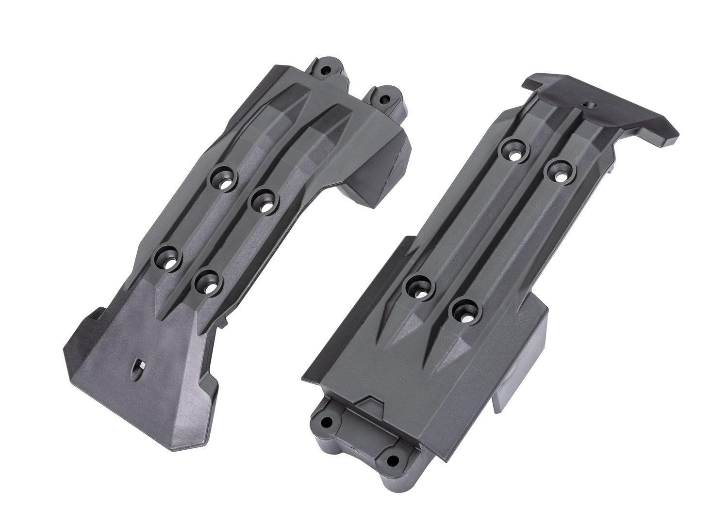 10244 SKIDPLATE FRONT (1), REAR (1) MAXX SLASH