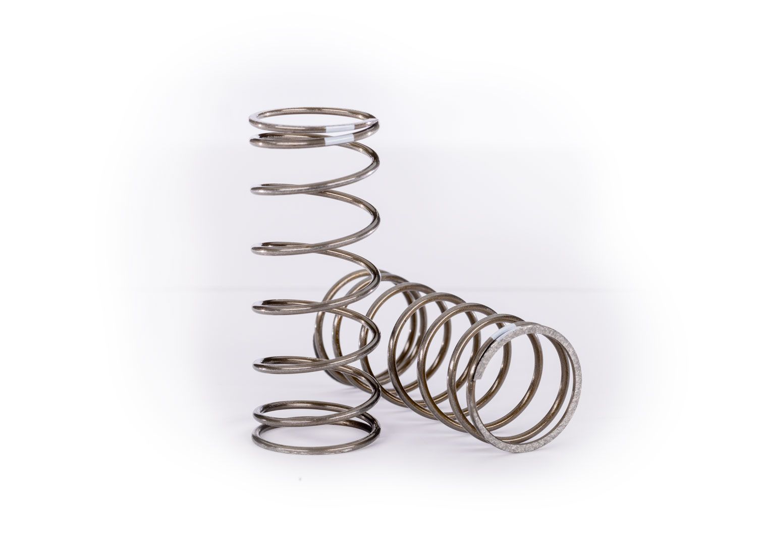 10241 Springs, shock (natural finish) (GT-Maxx®) (1.150 rate, white stripe) (2)