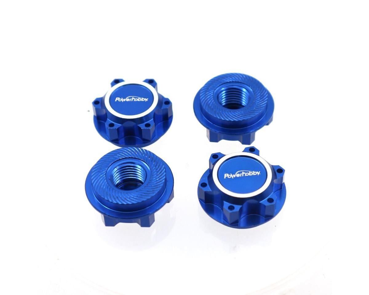 PHB5554 ALUMINUM SERRATED 25MM HEX WHEEL NUTS FOR TRAXXAS X-MAXX / XRT