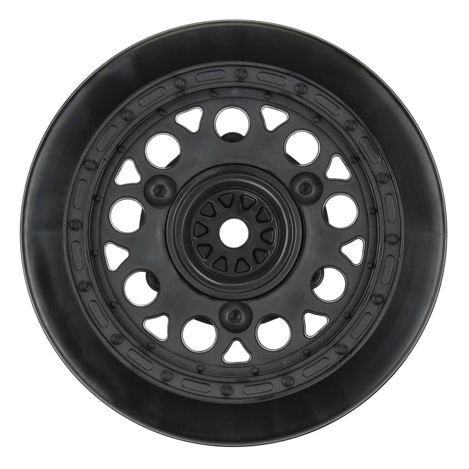 PRO283103 Showtime 2.2"/3.0" Black 3x30 Removable Hex (12mm &amp; 14mm) SC Dirt Oval Wheels for Slash 2wd, Slash® 4x4, ProTrac, &amp; Senton