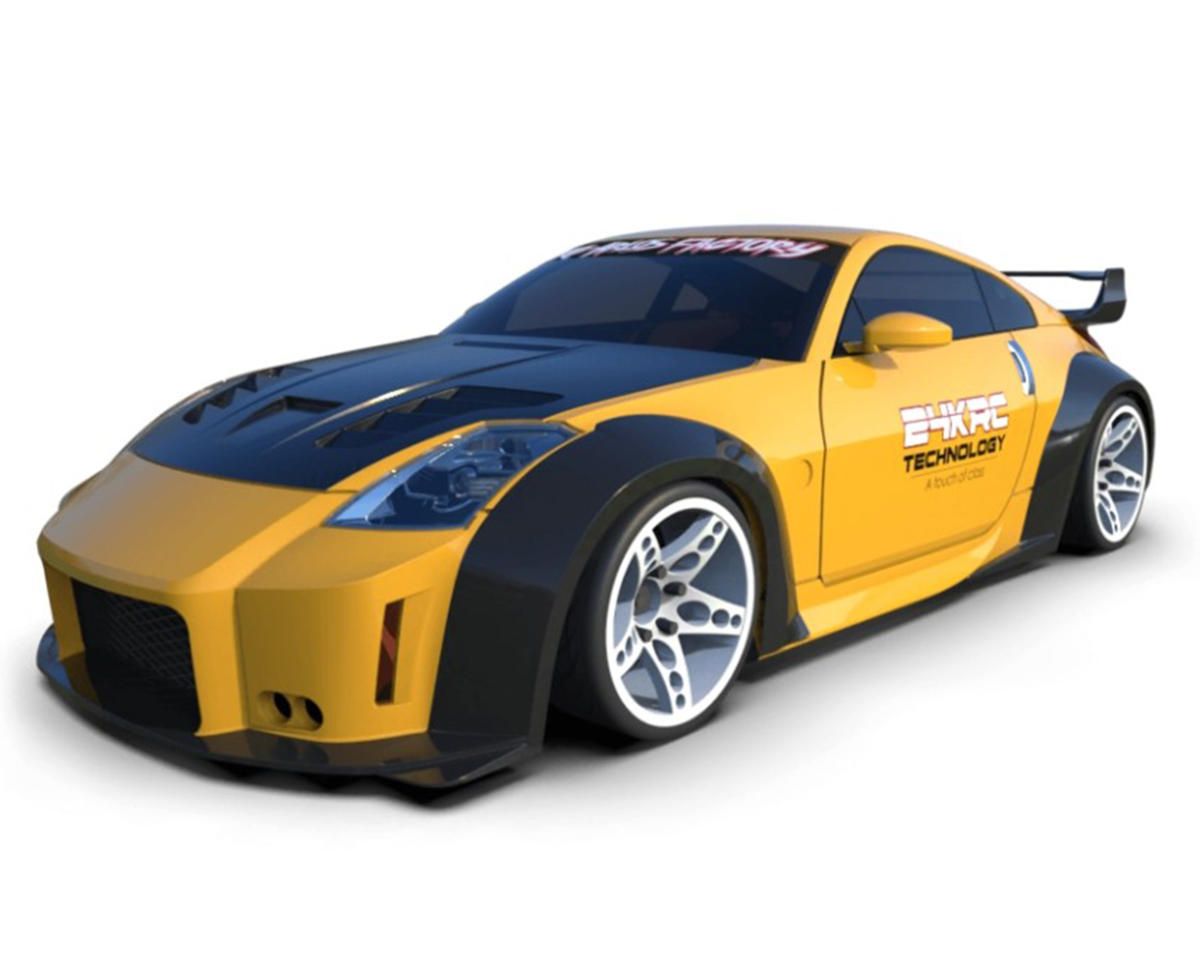 TAF23003 24K RC Technology 1/10 '09 Nissan 350Z Veilside Full Drift Body Set (Clear) w/Cosmetic Mods (257mm Wheelbase)