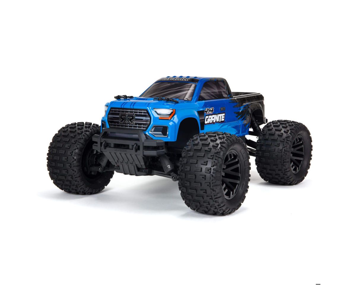 ARA4202XV3T1 1/10 GRANITE 4x4 MEGA 550 BRUSHED MONSTER TRUCK RTR, BLUE **NO BATERY OR CHARGER**