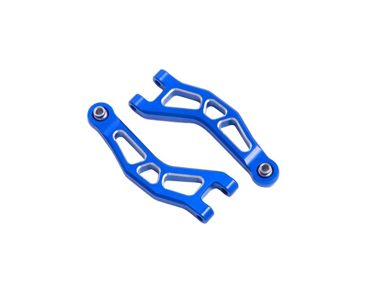 phb6571blue POWERHOBBY ALUMINUM FRONT UPPER ARMS BLUE ARRMA GROM