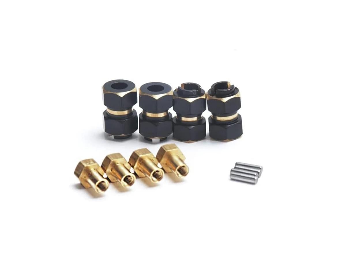 PHB6541 POWERHOBBY BRASS EXTENDED COUPLERS FOR TRAXXAS TRX-4M FORD BRONCO