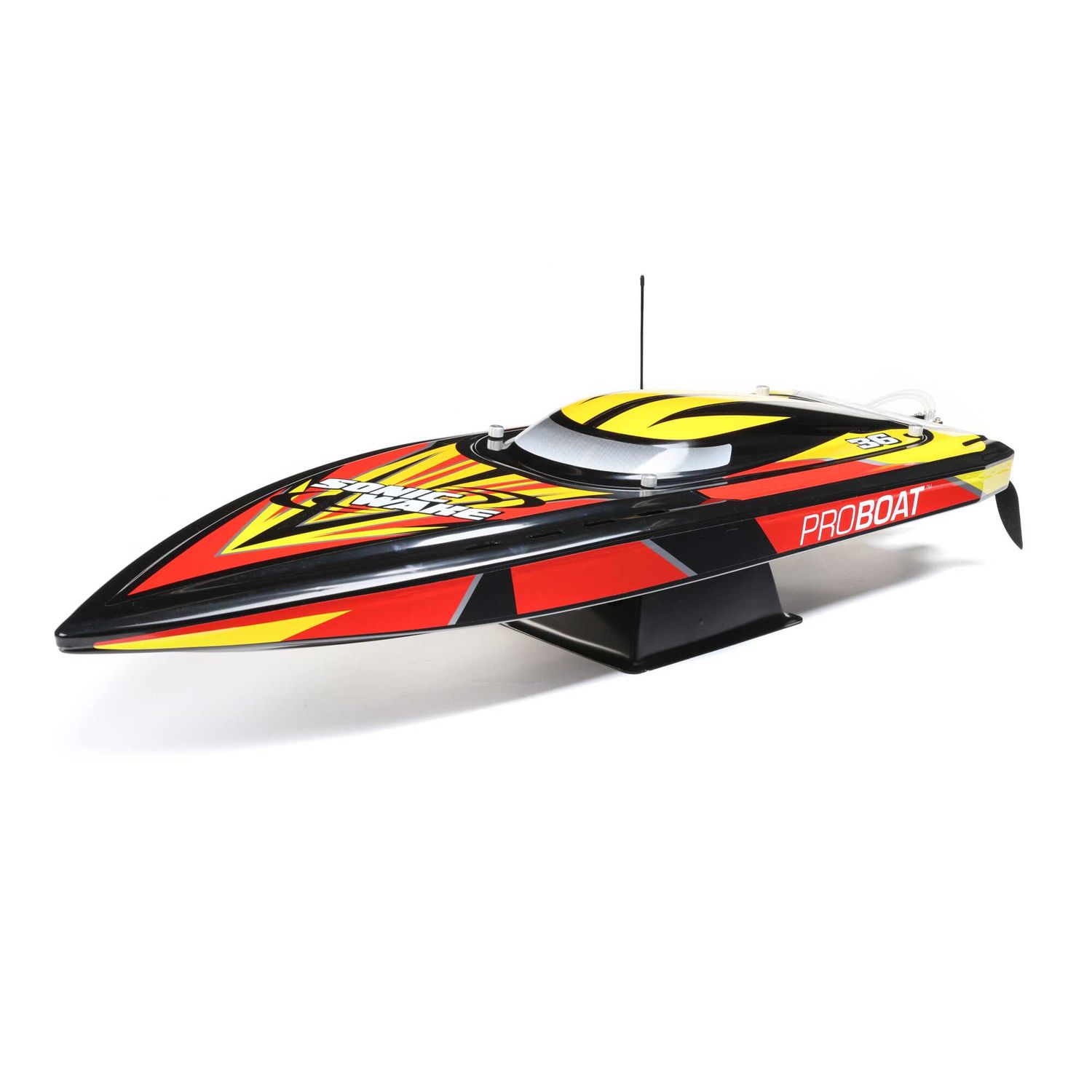 PRB08032V2 Sonicwake V2 36" Self-Righting Brushless Deep-V RTR BLACK