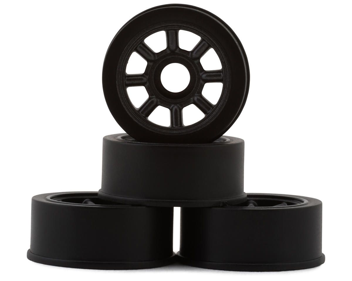KYOMZH020GM Kyosho RWD Watanabe Eight Spoke Wheels (Black) (4) (0mm Offset)