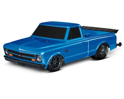 94376-74 Drag Slash: Fully assembled, Ready-To-Race®, with 1967 Chevrolet C10 licensed body BLUE Traxxas Drag Slash: Fully assembled, Ready-To-Race, with 1967 Chevrolet C10 licensed body BLUE