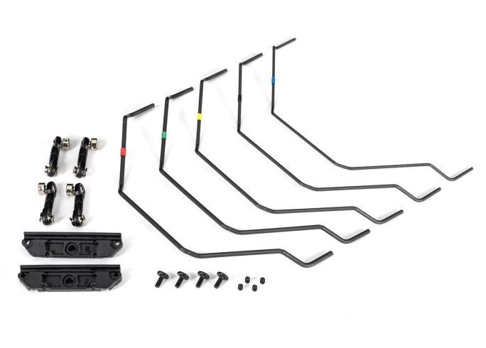10295 Sway bar kit, Maxx Slash® (front and rear) (includes front and rear sway bars and linkage)