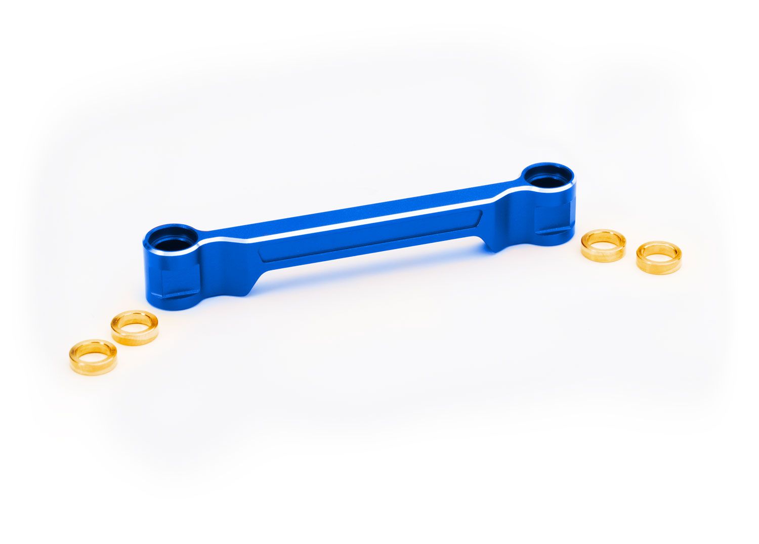 10239-BLUE Draglink, steering, 6061-T6 aluminum (blue-anodized)