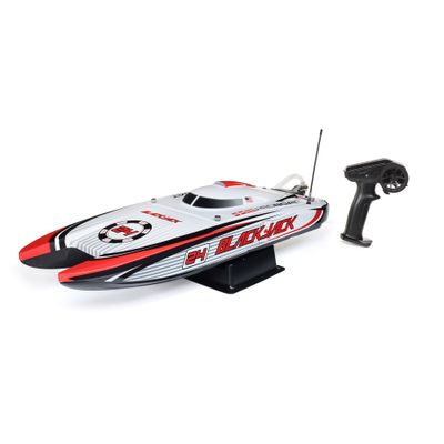 PRB08049T2 Blackjack 24" V2 Catamaran Brushless, Vegas Offshore ***REQUIRES TWO (2) 2S IC5 BATTERIES***