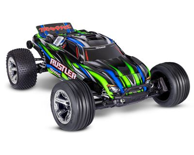 Traxxas Rustler 2WD BL-2s HD GRN