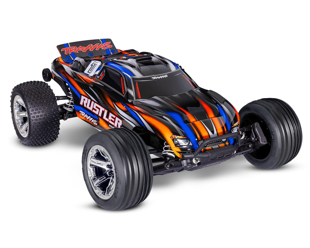 Traxxas Rustler 2WD BL-2s HD ORNG