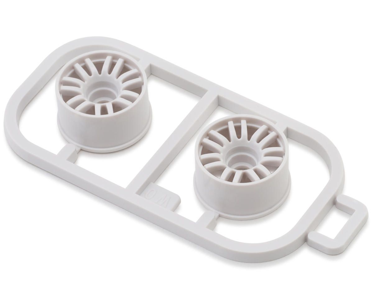 MZH131W-W0 Kyosho Mini-Z Rays RE30 Multi Wheel II (White) (2) (Wide/0 Offset)