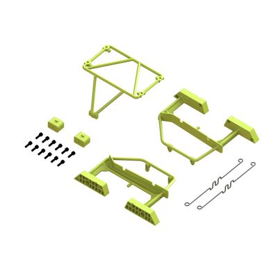 ARRMA Desert Truck Body Roll Cage Set, Yellow: GROM