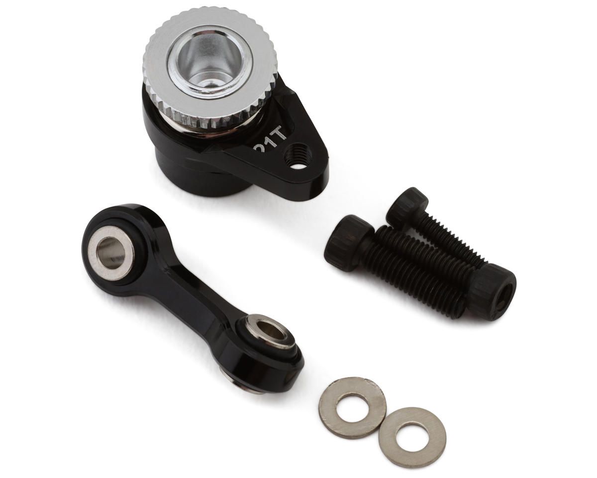 GRM48SH21T Hot Racing Arrma Grom Aluminum Servo Saver Set (Black) (21T)