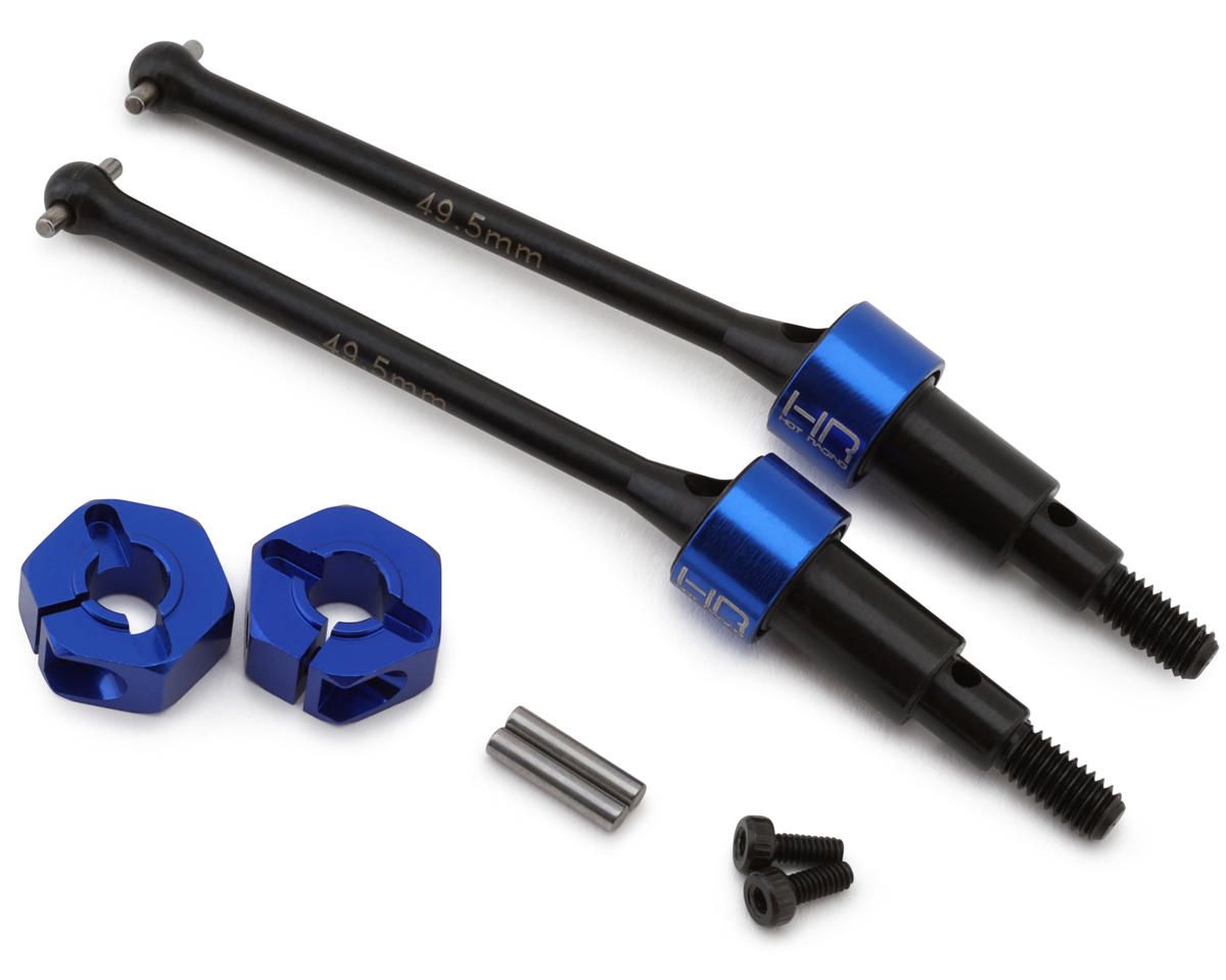 GRM288XR Hot Racing Arrma TYPHON GRANITE Grom HD Steel Rear Drive Shaft Set (Blue) (2) (49.5mm) TYPHON GRANITE