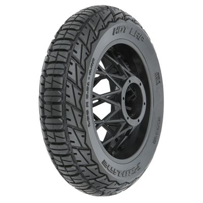 Losi Pro-Line Racing 1/4 Hot Lap MX S3 Rear Tire MTD Black Supermoto Wheel: Promoto-MX/SM
