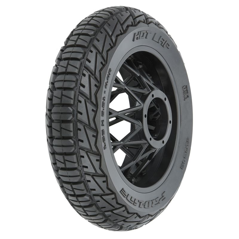 Losi Pro-Line Racing 1/4 Hot Lap MX S3 Rear Tire MTD Black Supermoto Wheel: Promoto-MX/SM