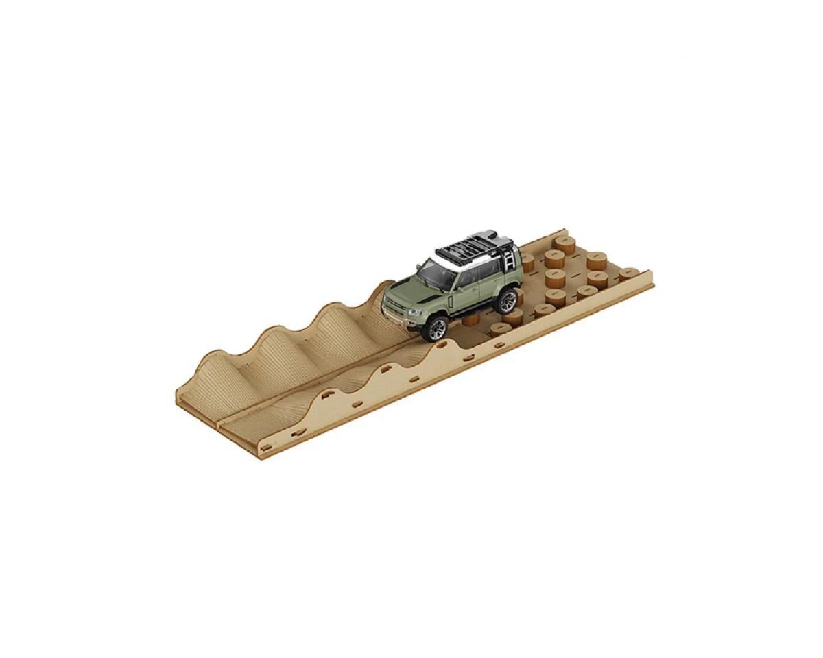PHB6586 High Density RC Crawler Wood Trail Small Hill Bridge (I Style)