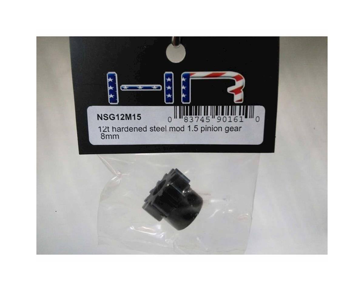 NSG12M15 12t Mod 1.5 Hardened Steel Pinion Gear 8mm Bore