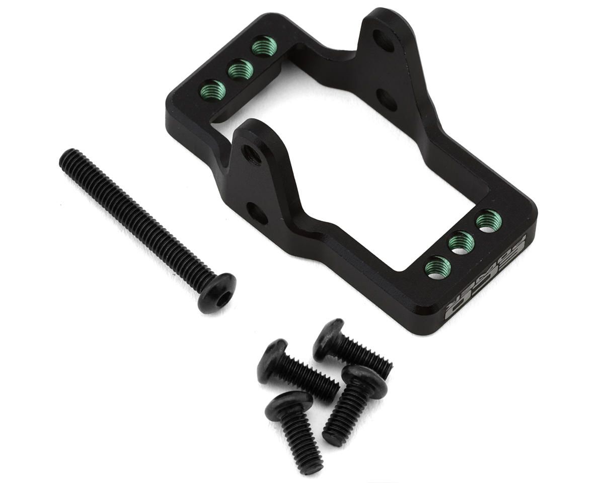 EcoPower CNC-Machined Aluminum Servo Mount for Traxxas™ TRX-4M (Black &amp; Green)