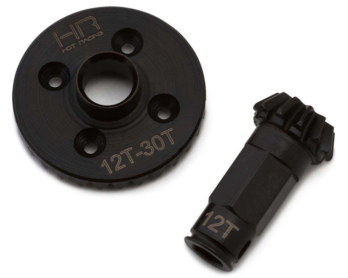 GRM9302R  30/12T Steel Helical Diff Ring/Pinion Rear Gear Set GROM